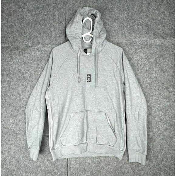 MLS‎ Portland Timbers Adidas Hoodie Mens M Gray Fleece Pullover Soccer - Picture 1 of 11